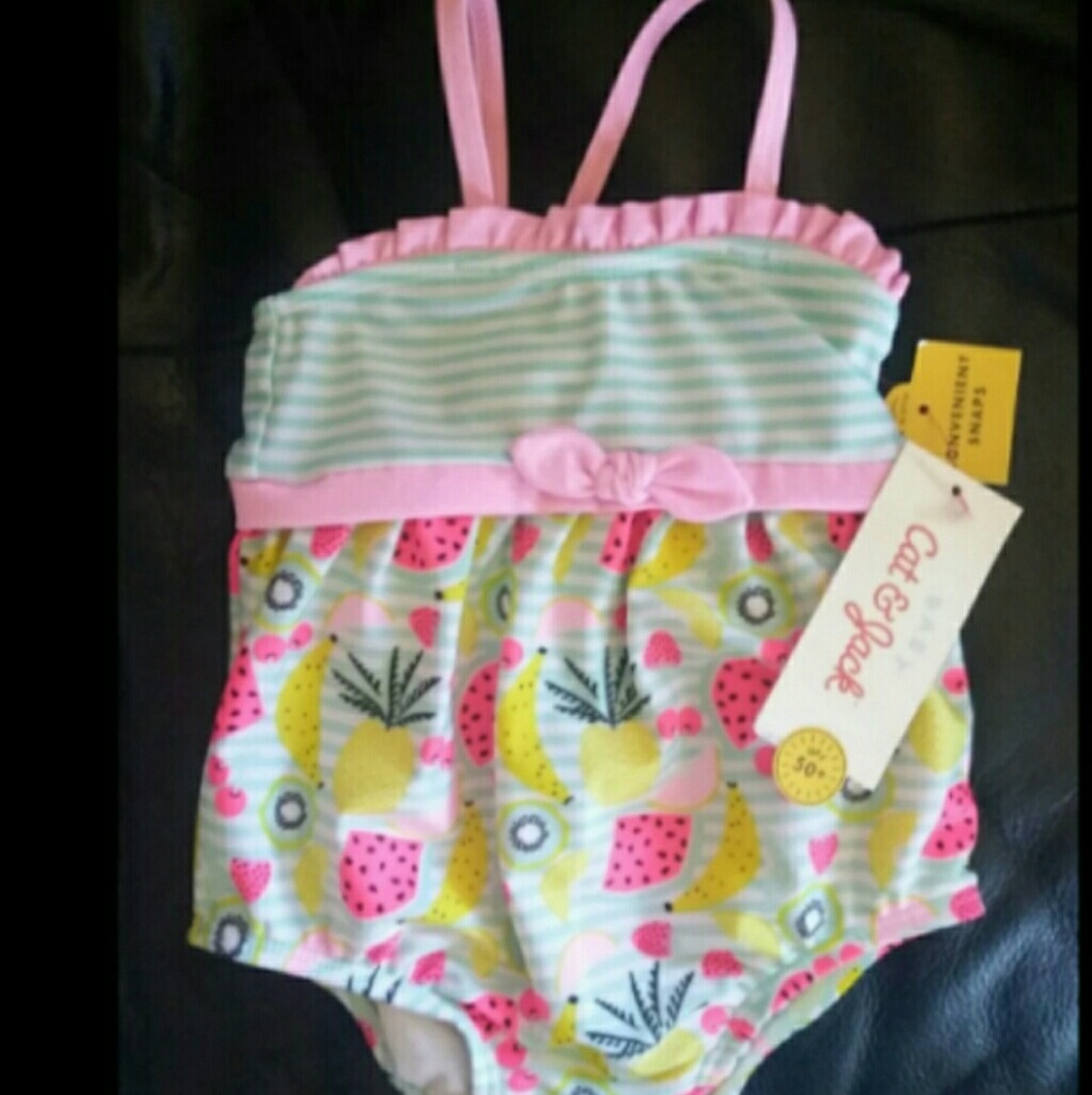 Infant girls swim suit.  6-9 months